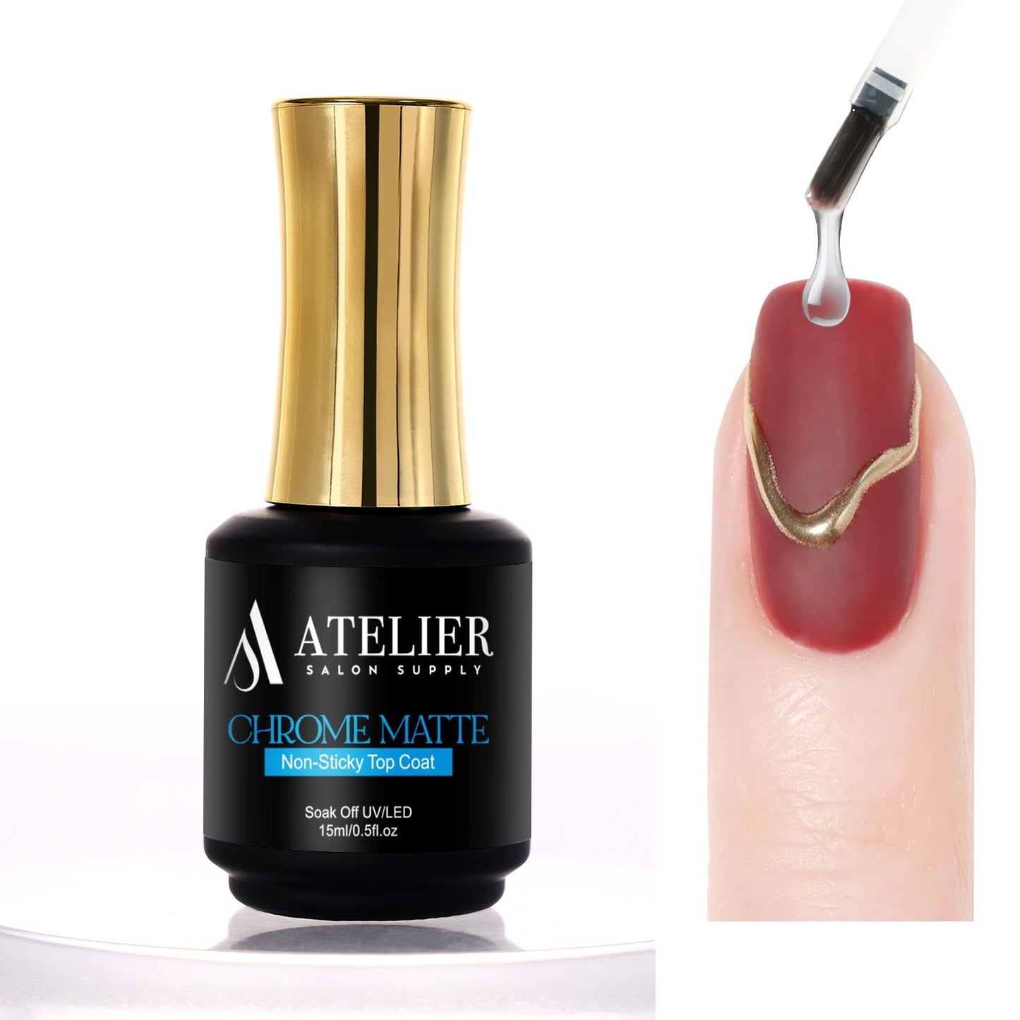 ATELIER CHROME MATTE TOP COAT