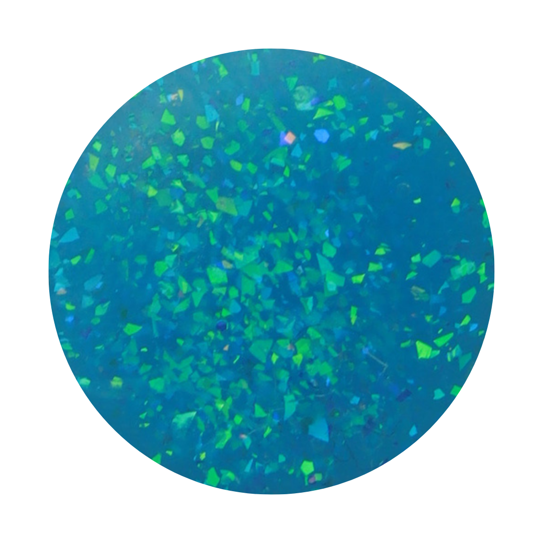 RUBBER BASE BLUE MARMAID 002 CAMALEON FLAKES