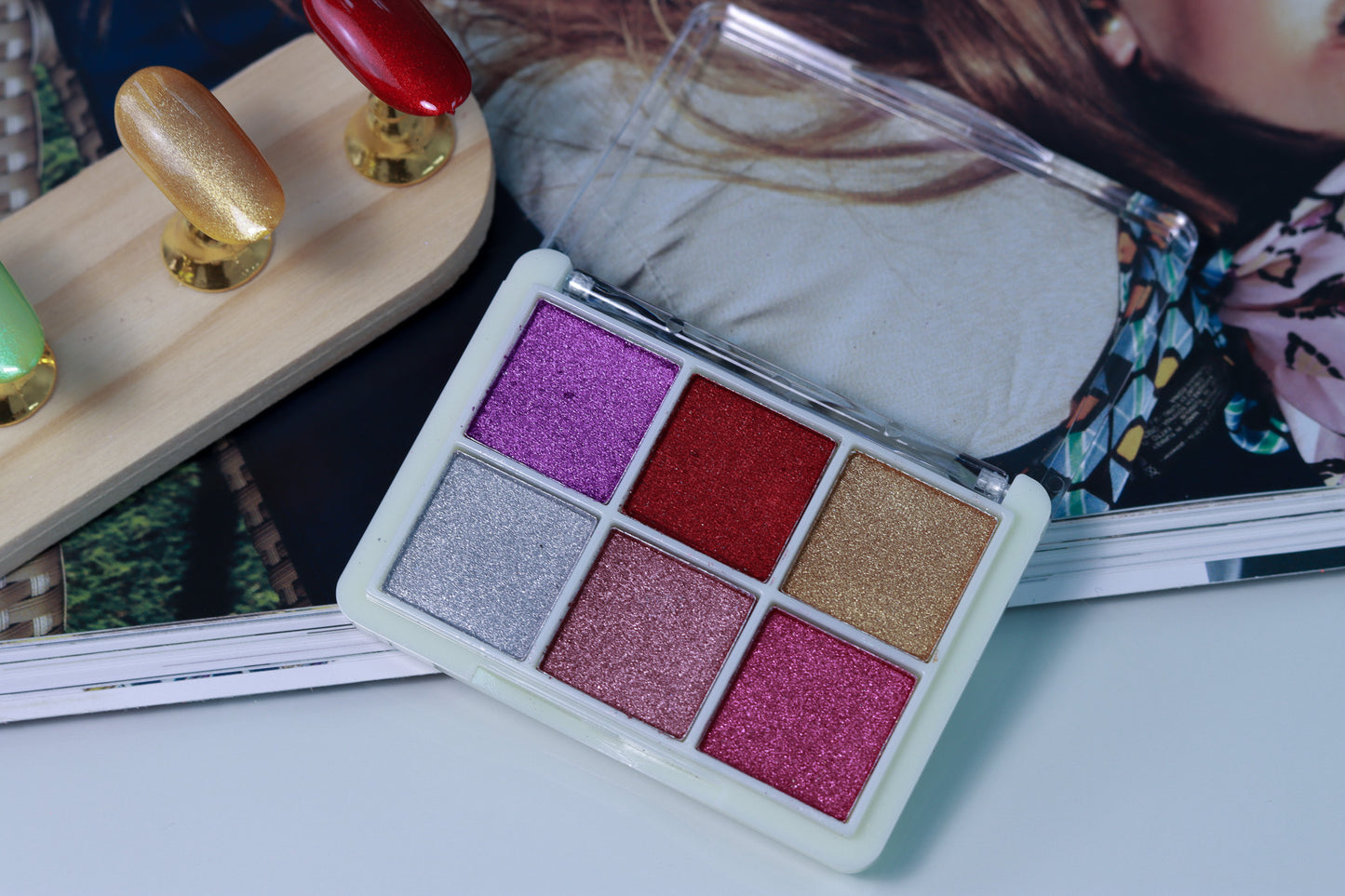 Paleta de Chrome Rojos y Dorados 007