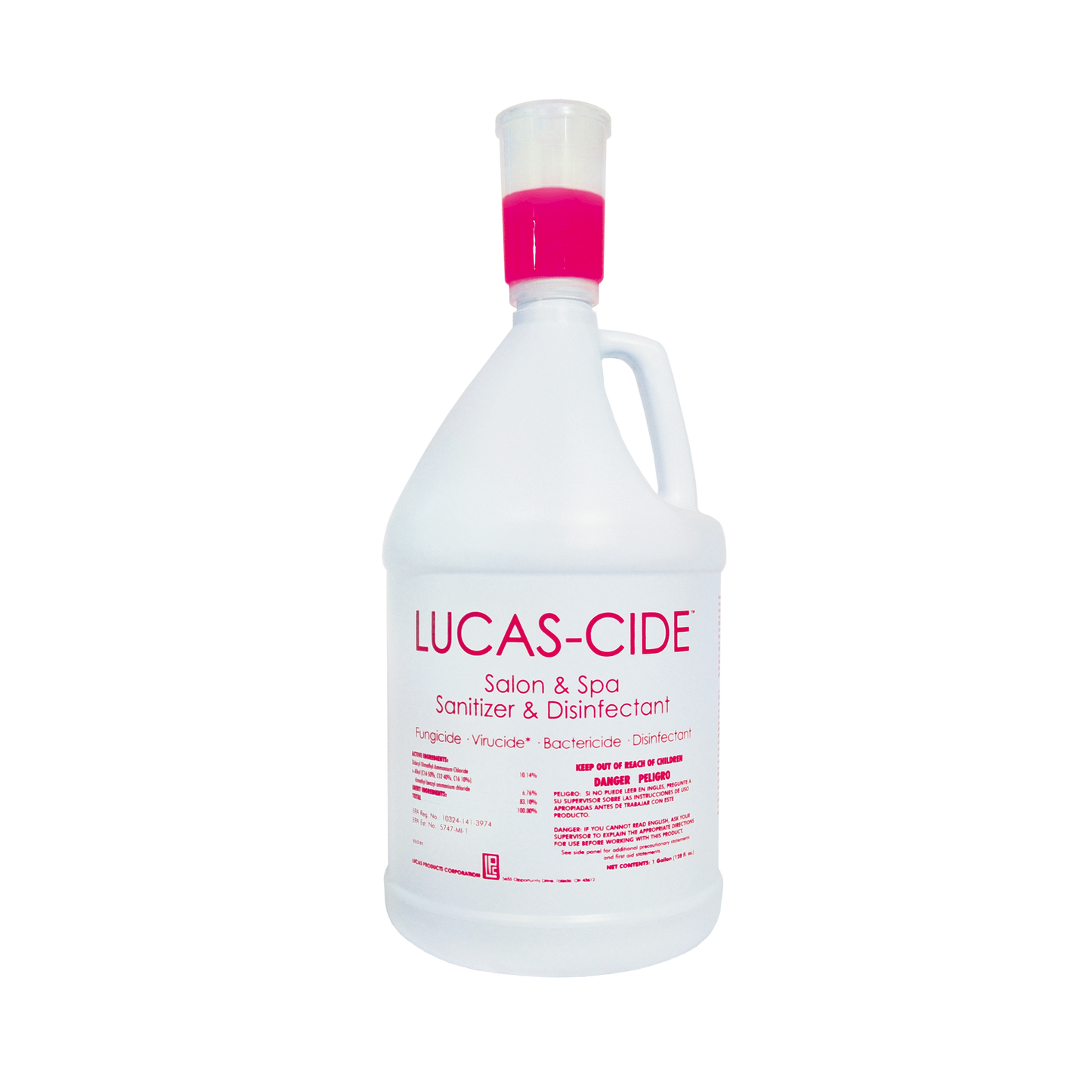 LUCAS-CIDE Squeeze & Pour Lid – Gallon