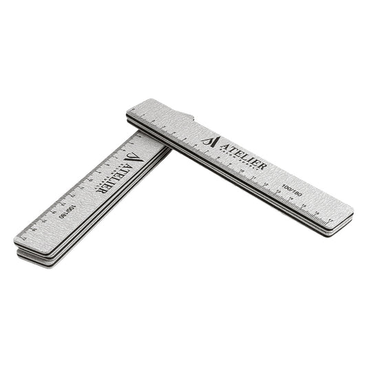 Atelier 100/180 Limas Rectangulares pqt de 25pcs