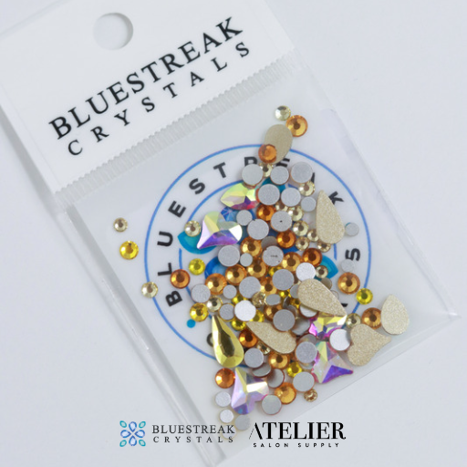 Estella Hepburn Mix of Flatback Crystals (Non Hotfix) Small