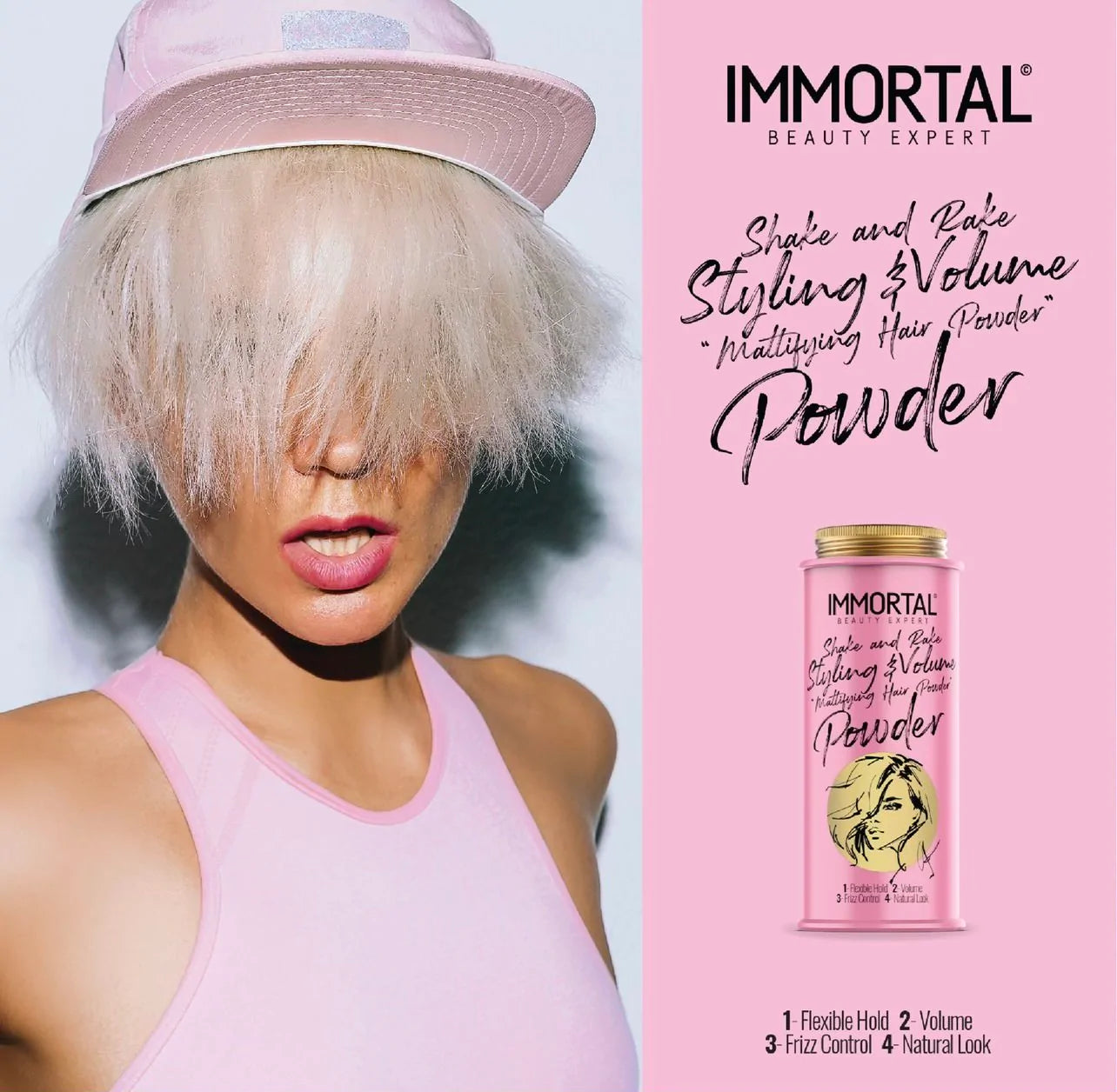 Volume and Styling Mattifying Hair Powder