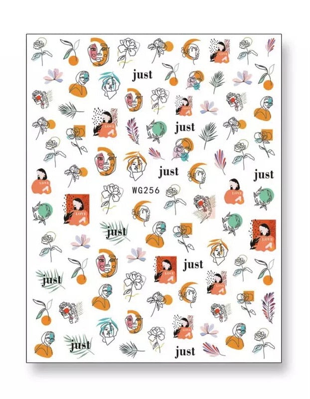 Just love your self stickers - WG256