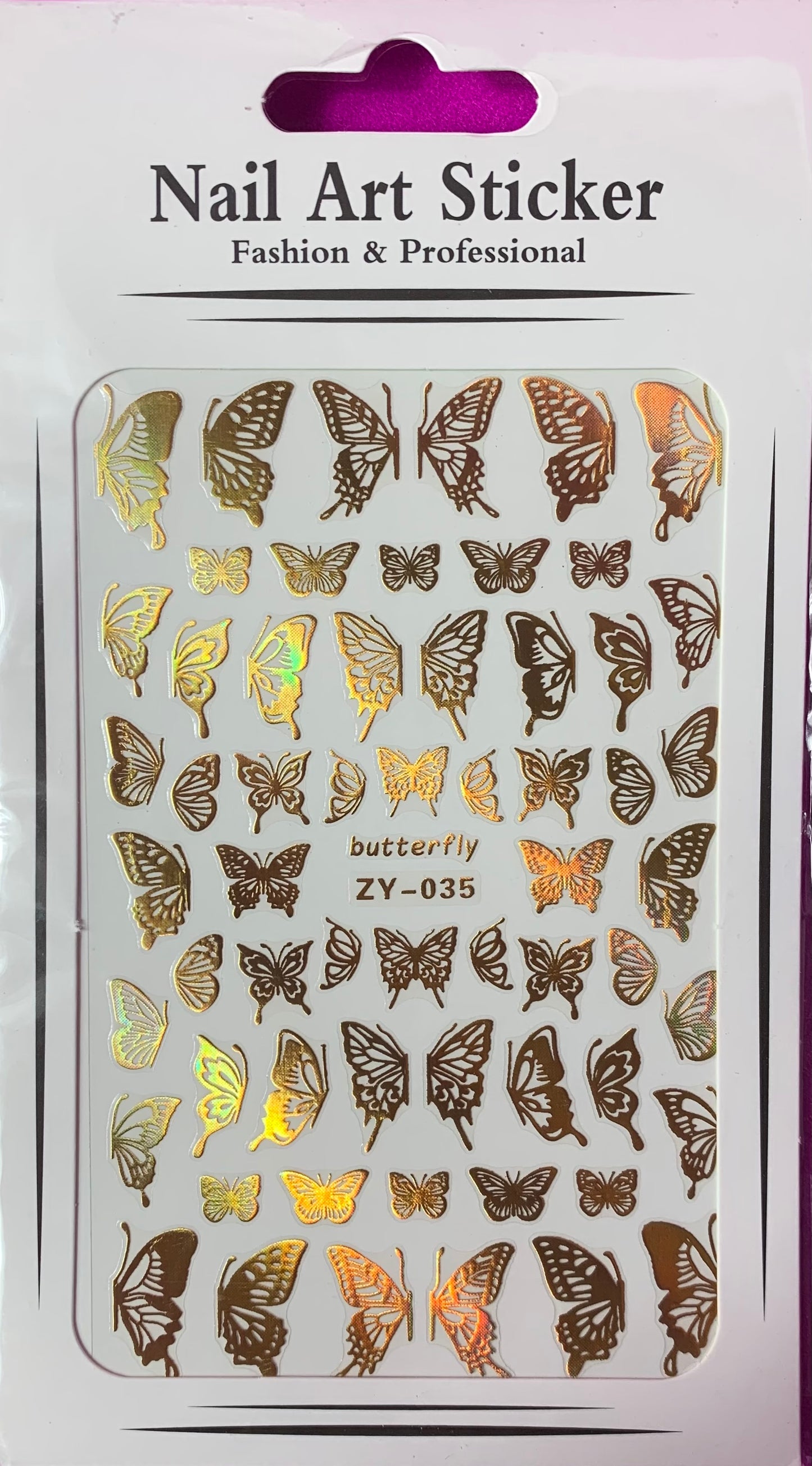 ZY-035 Butterfly Stickers