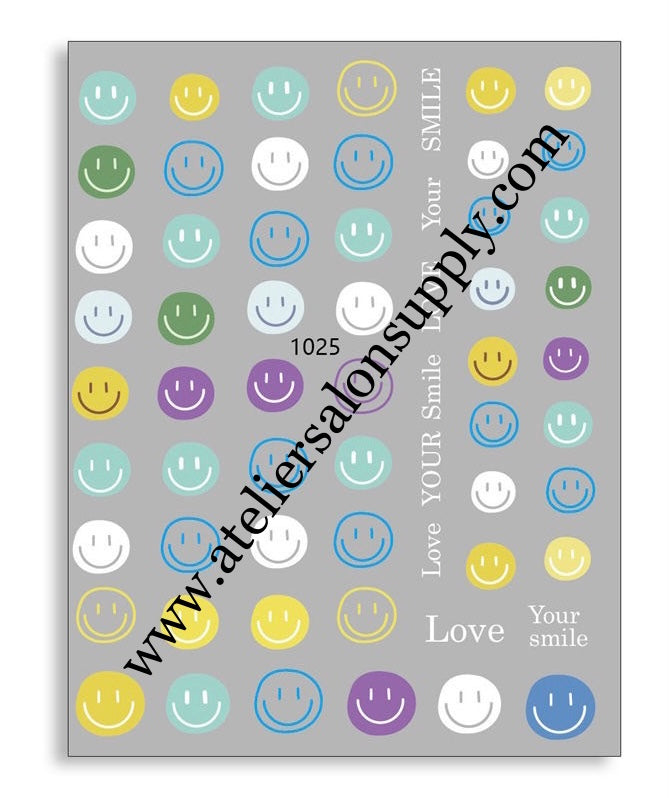 FACE SMILE STICKERS 1025