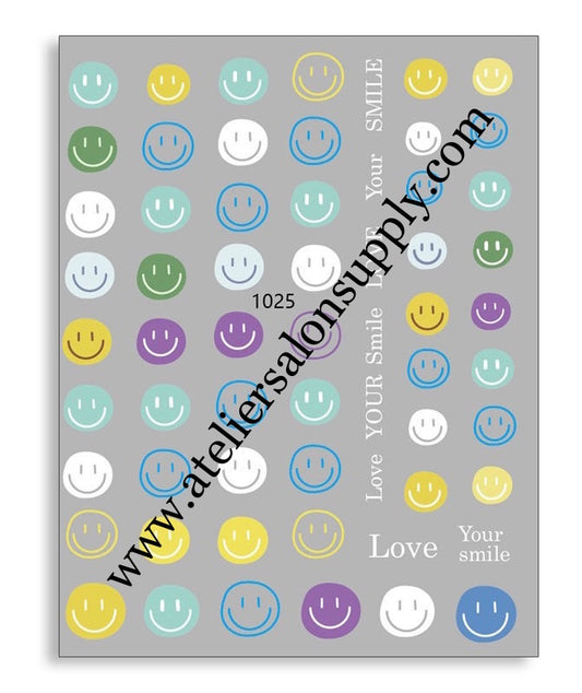 FACE SMILE STICKERS 1025