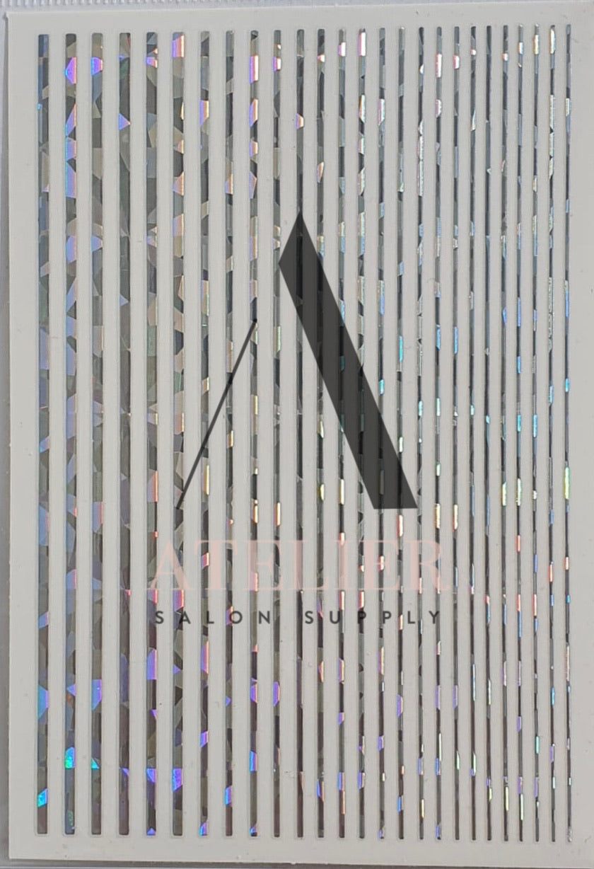 Liners Stickers Tornasol Silver