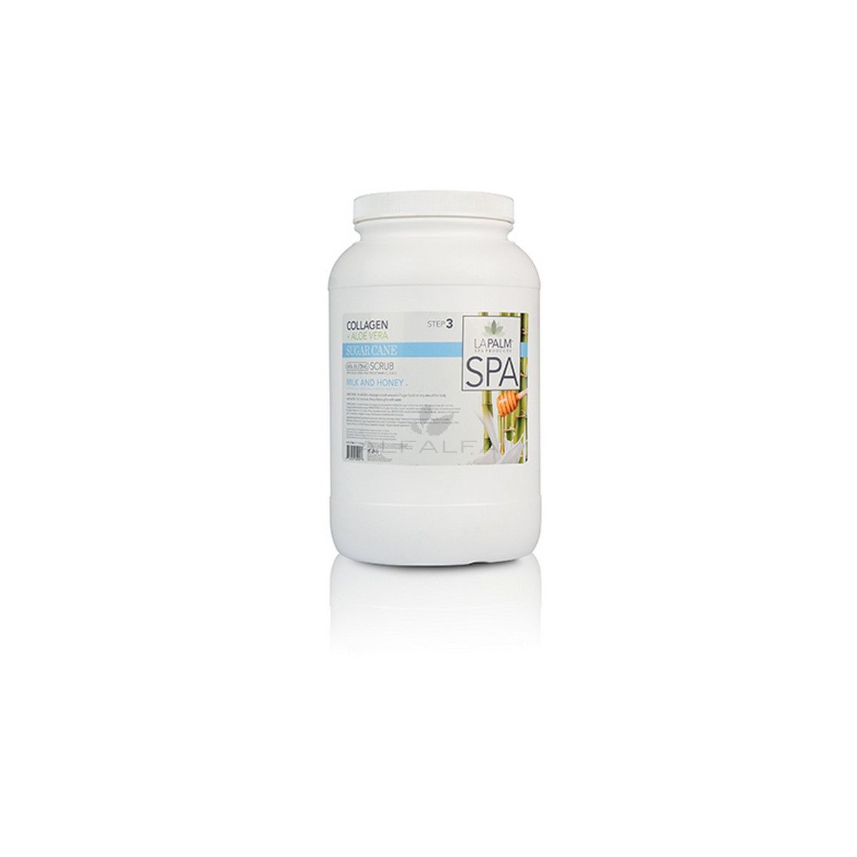 La Palm Collagen Sugar Cane Scrub Milk and Honey 1gal