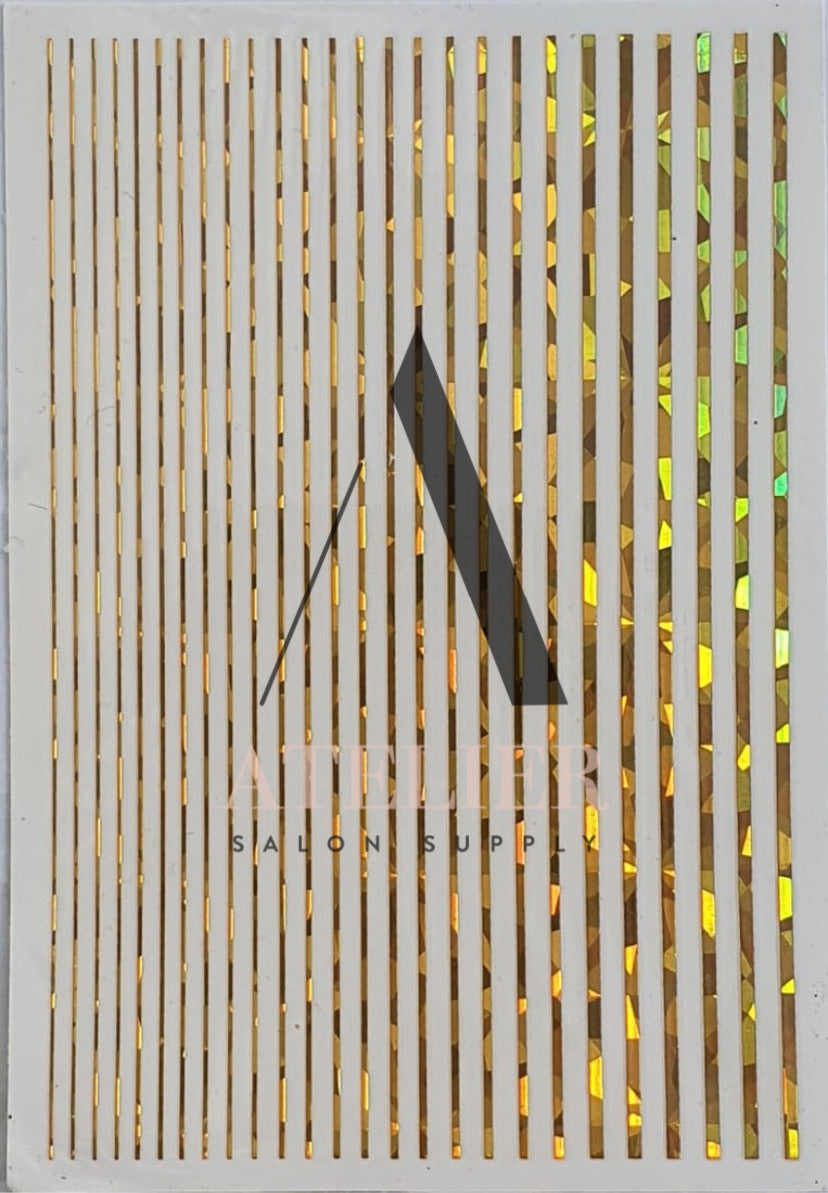 Liners Stickers Glitter Gold