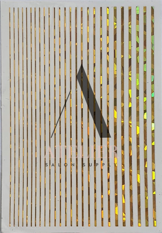 Liners Stickers Glitter Gold