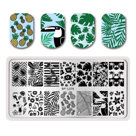 Fruity Flower Stamping-BP L076
