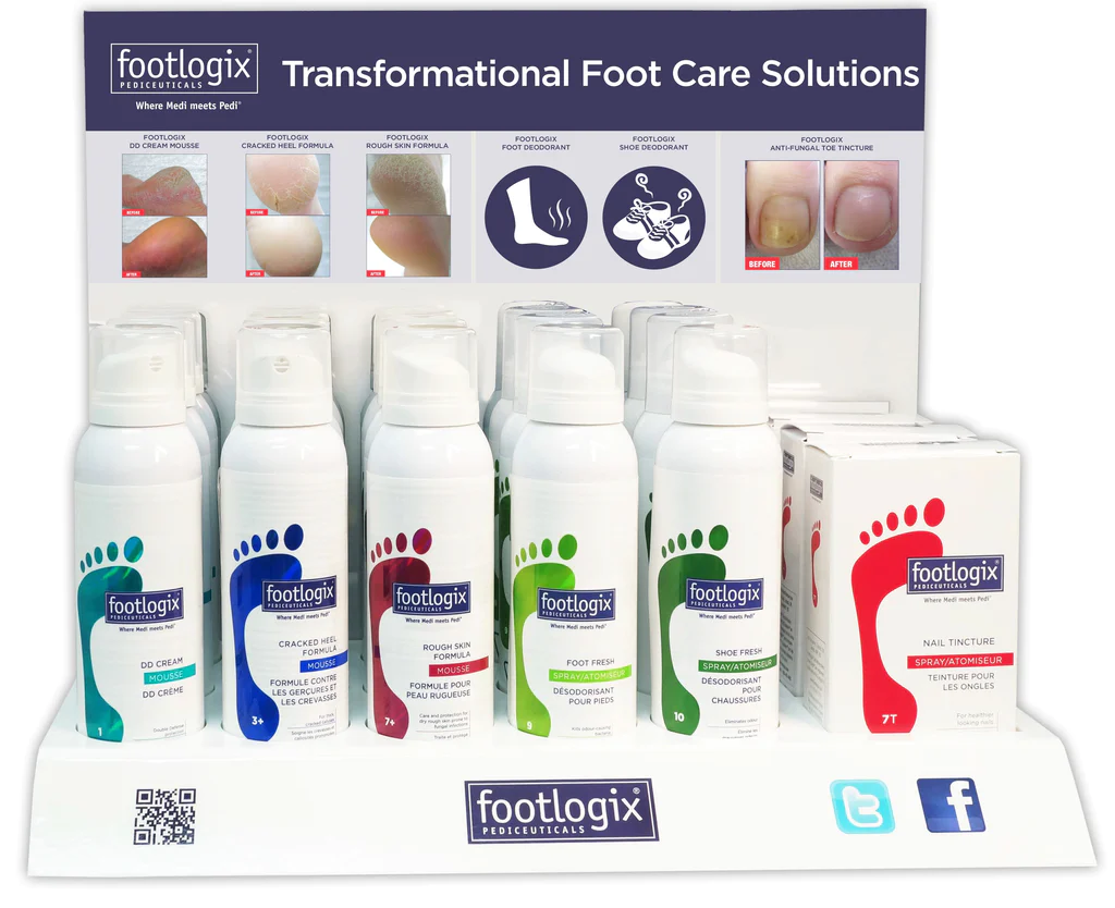 Footlogix Retail Counter Display PrePack 30PCS