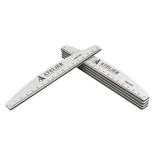 Atelier 100/180 Limas Media Luna pqt de 25pcs