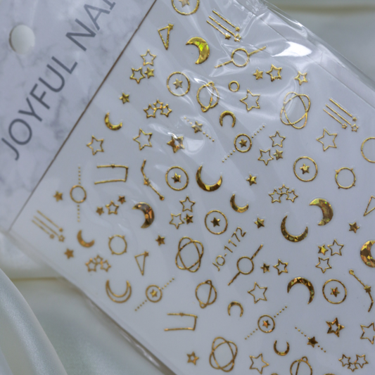 Sticker Oro Galaxia