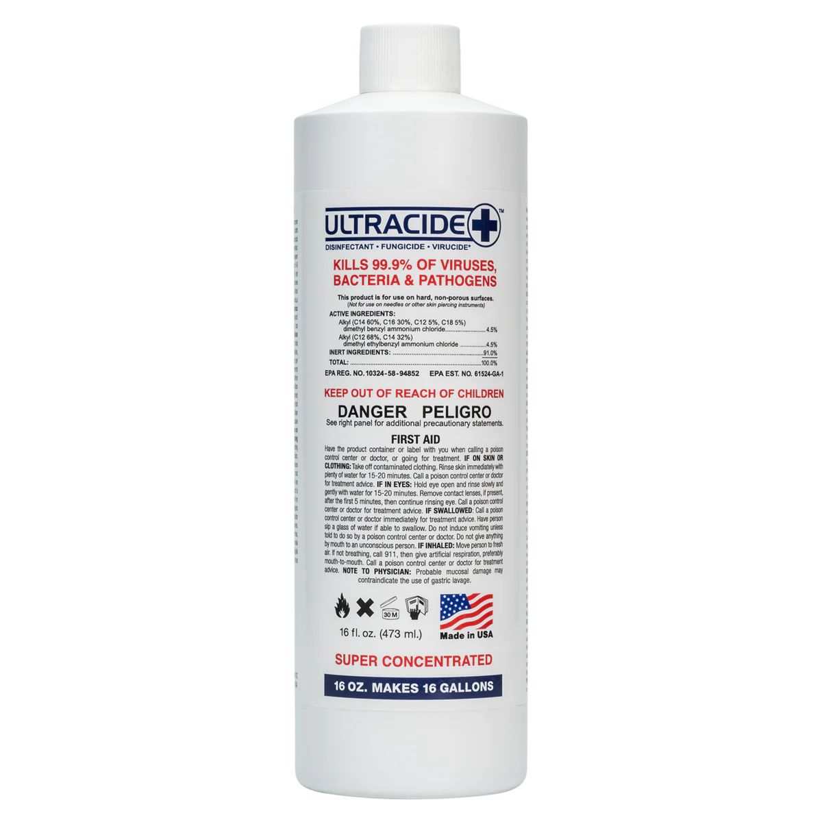 Ultracide Label ULTRACIDE LIQUID DISINFECTANT – Atelier Salon Supply