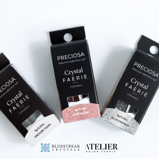 Preciosa Crystal Faerie for Nail Art - Rose All Day 5g