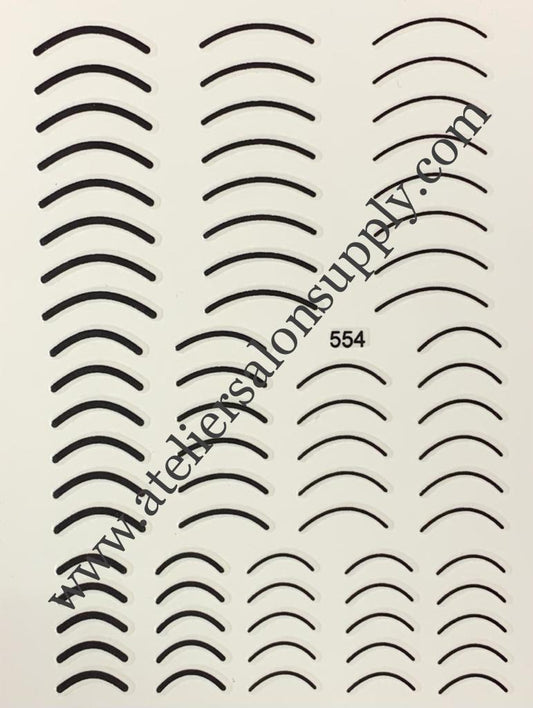 #554 Sticker para borde de cuticula