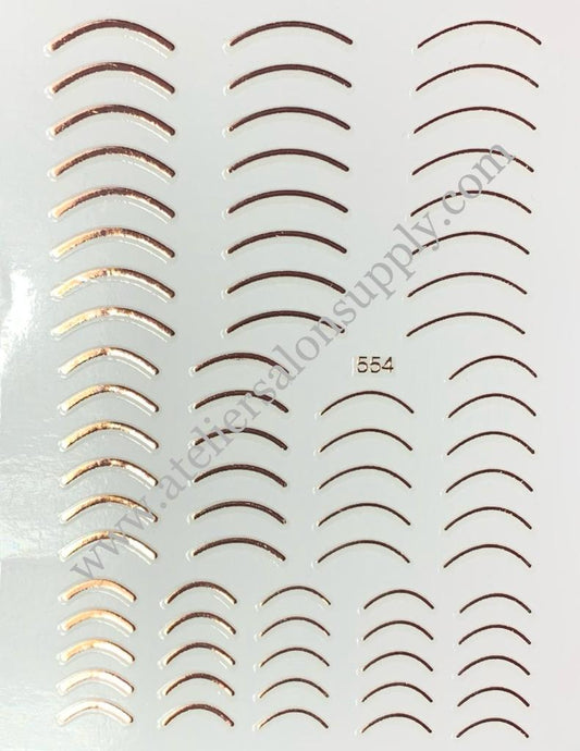 #554 Sticker para borde de cuticula