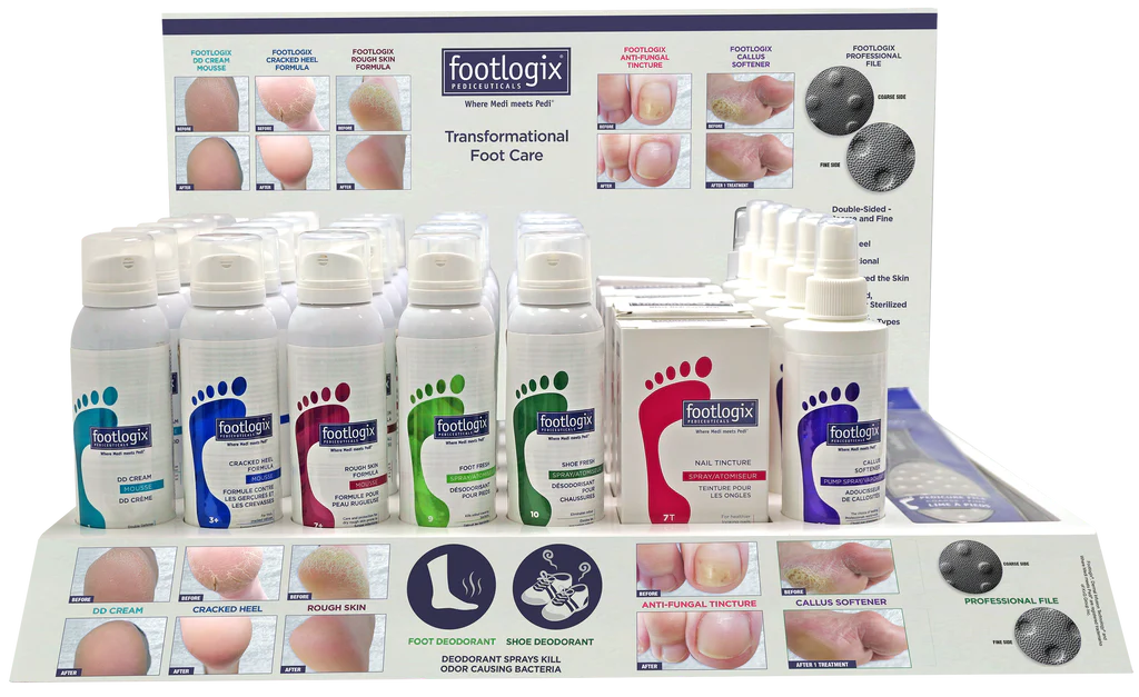 Footlogix Retail Best Sellers PrePack with Counter Display 40PCS