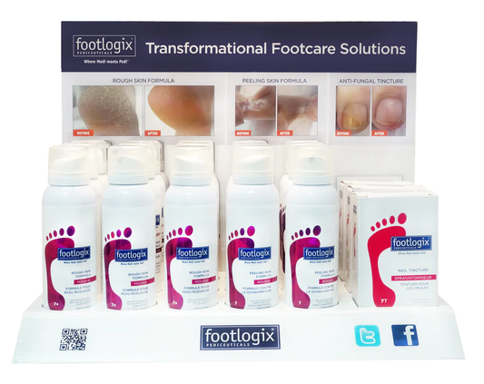 Footlogix Anti-Fungal Retail Counter Display 30PCS