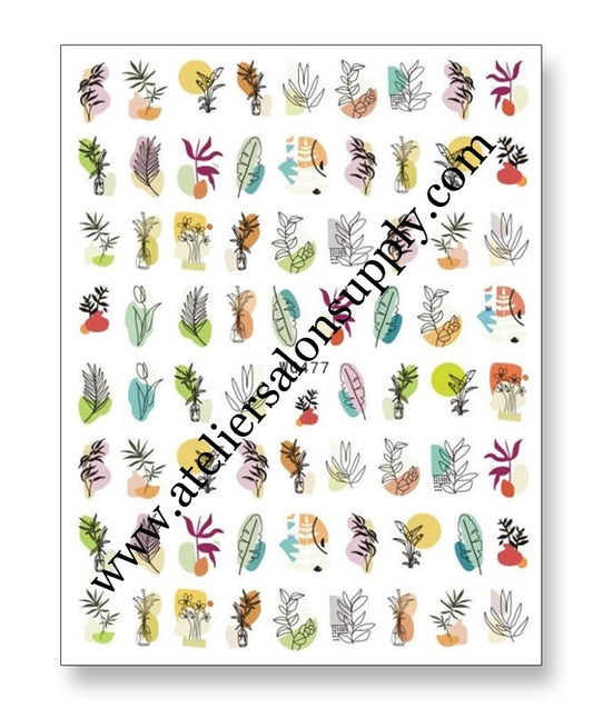 Hojas de color - WG477