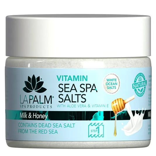 La Palm Vitamin Sea Spa Salts Milk and Honey 12oz