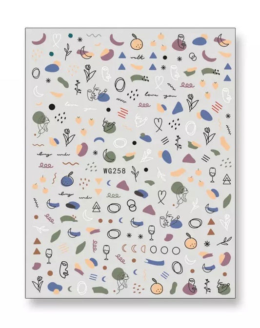 Forms stickers - WG258