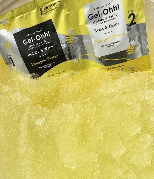 Gel-Ohh! Jelly Spa Bath - Pineapple Breeze